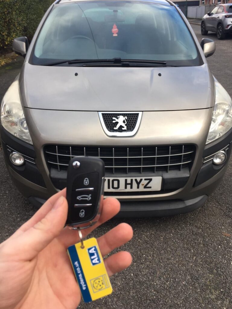 key replacement peugeot